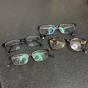 Warby Parker Eyeglass Prescription Glasses Frames Bundle of 4 Unisex